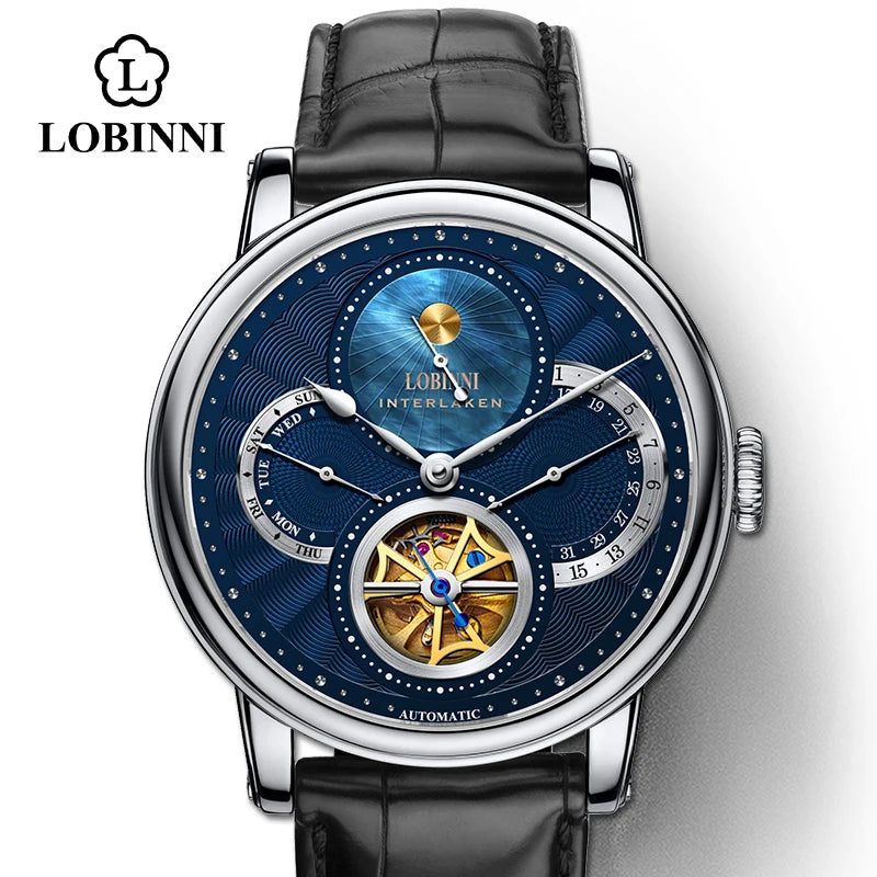 LOBINNI Sapphire Skeleton Watch Brands