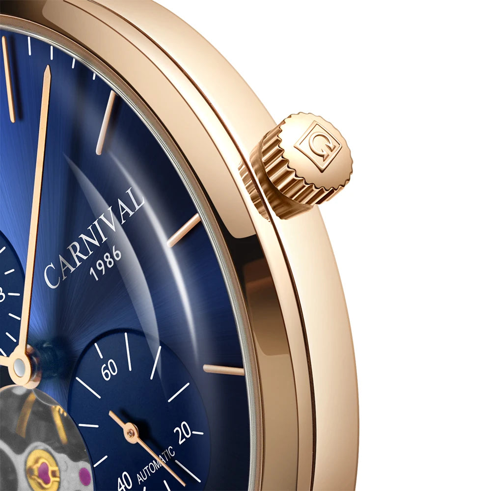 CARNIVAL Tourbillon Automatic Watch