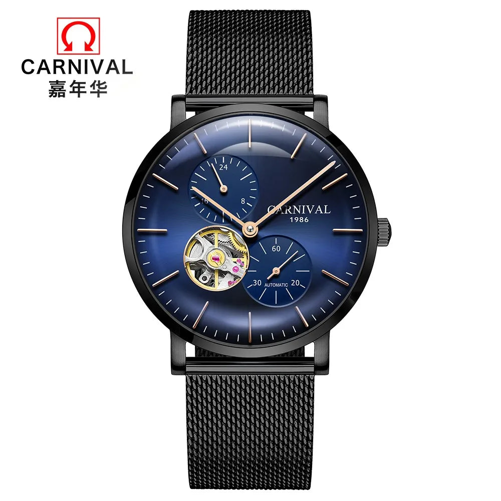 CARNIVAL Tourbillon Automatic Watch