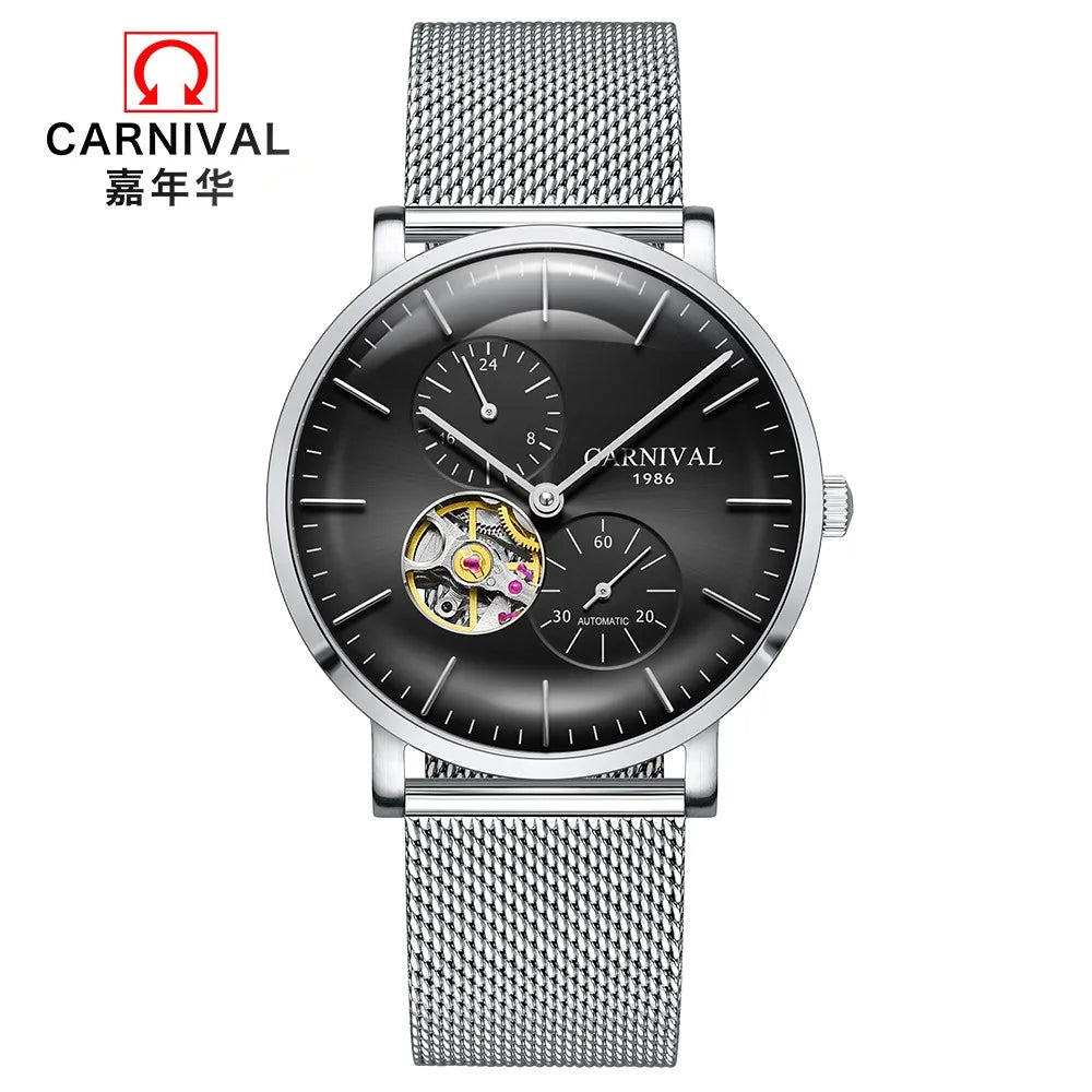 CARNIVAL Tourbillon Automatic Watch