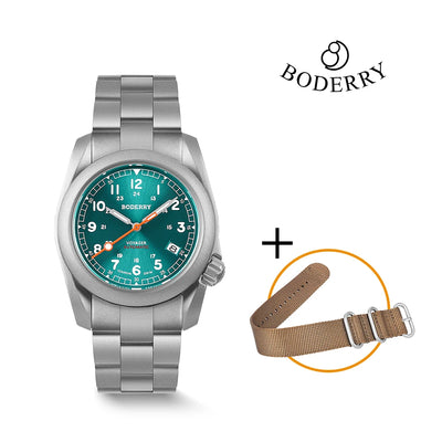 Boderry Voyager Field Watch Titanium