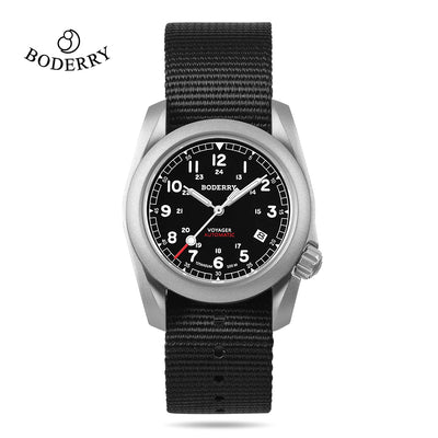 Boderry Voyager Field Watch Titanium